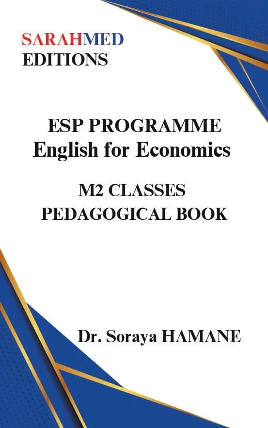 ESP PROGRAMME English for Economics - M2 CLASSES PEDAGOGICAL BOOK